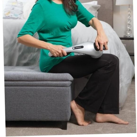 NEW Homedics Cordless Back Massager Neck Shoulders Percussion Massager with Rech - Picture 10 of 12